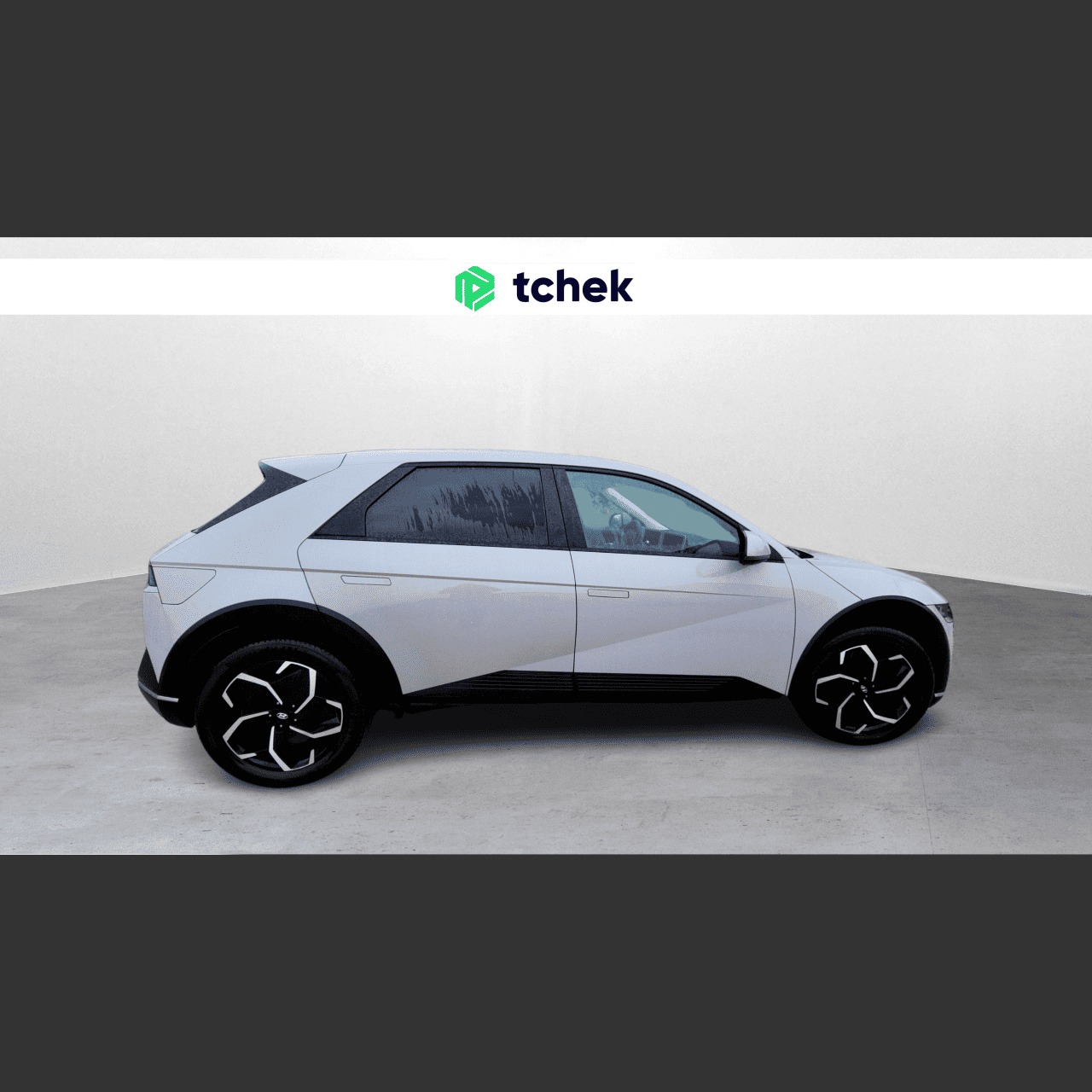 TruLens AI replacing a forecourt background with a clean studio backdrop